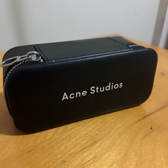 Acne Studios Mustang Oval Black Sunglasses Kurt Cobain inspired - Picture 11 of 12